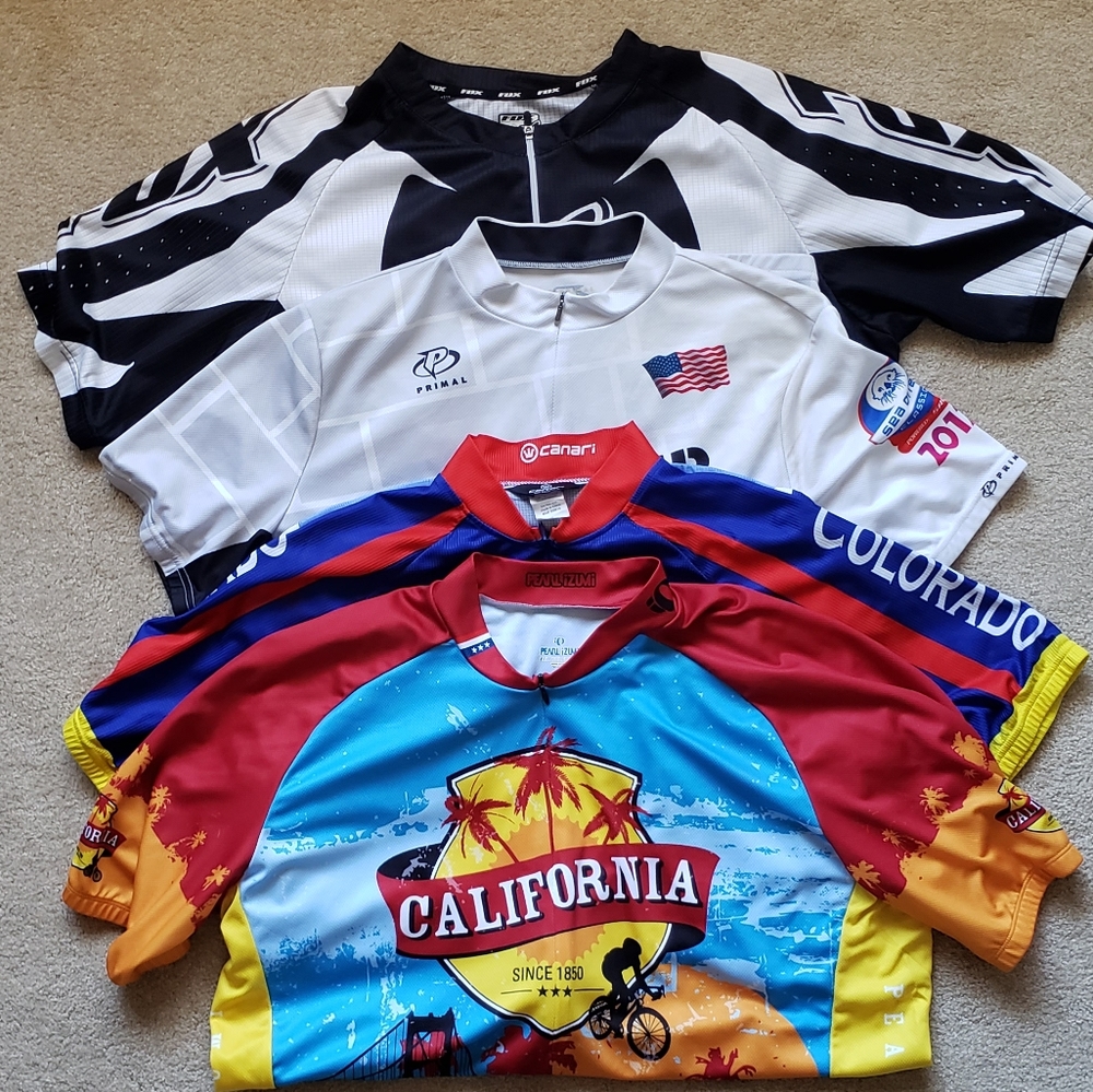 4 for the price of 1!! XL & XXL Bike Jersey Bundle